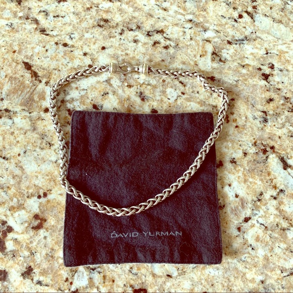 David Yurman Jewelry - David Yurman Large Sterling Silver Wheat Chain